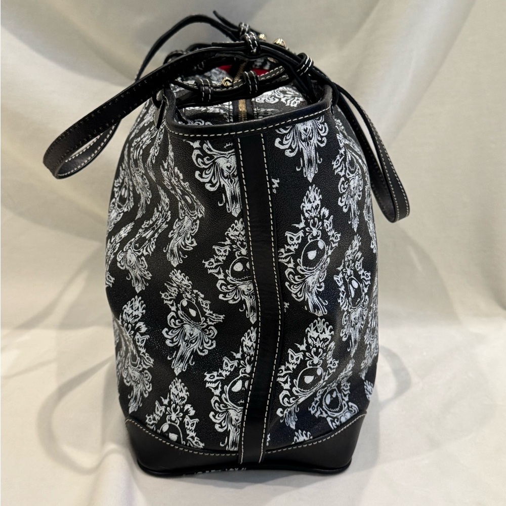 Dooney & Bourke Disney Jack Skellington Nightmare Before Christmas Tote. - Picture 5 of 13